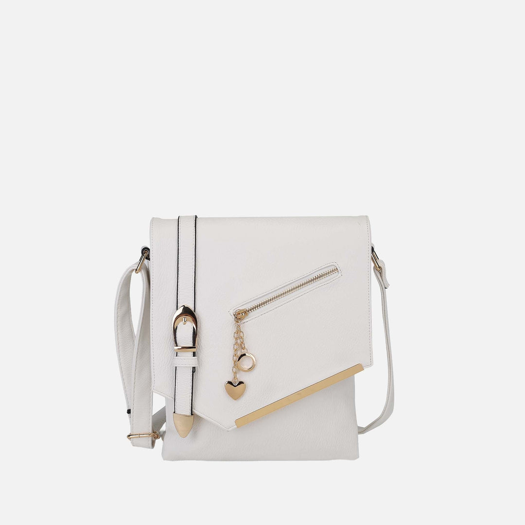 Khaki MKF Collection By Mia K Jasmine Crossbody Bag