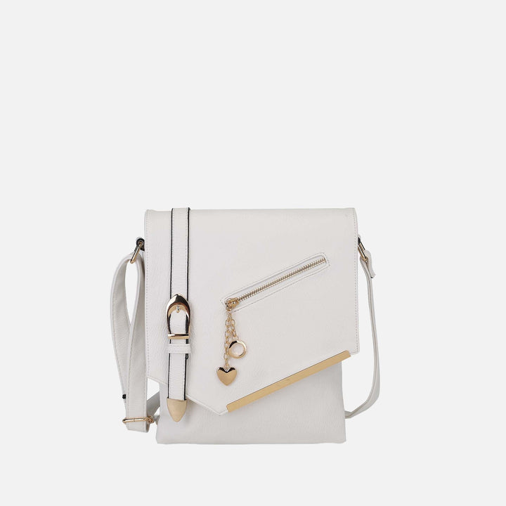 Khaki MKF Collection By Mia K Jasmine Crossbody Bag