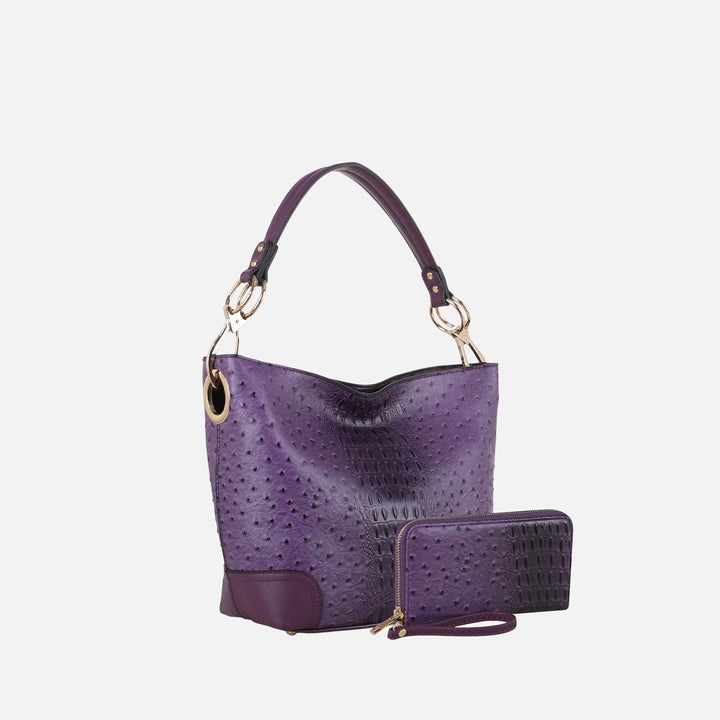 MKF Collection By Mia K Wandy Shoulder Bag And Wallet Set