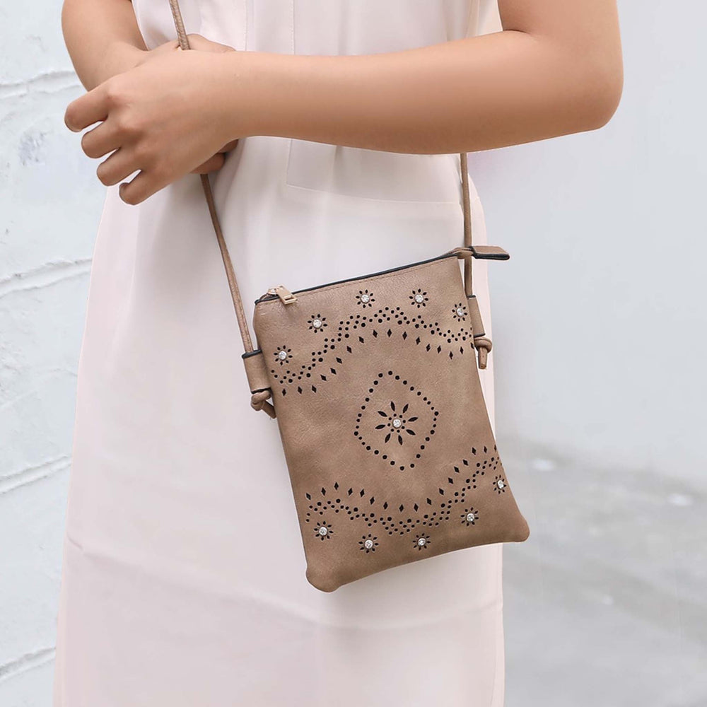 Black MKF Collection By Mia K Arlett Crossbody Bag