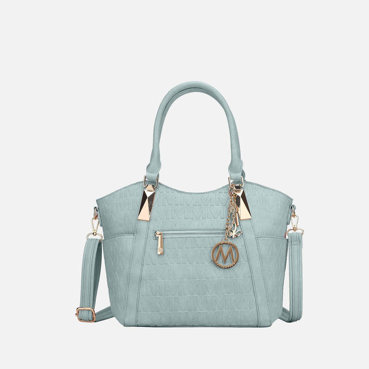 Denim Blue MKF Collection By Mia K Lucy Signature Tote Bag