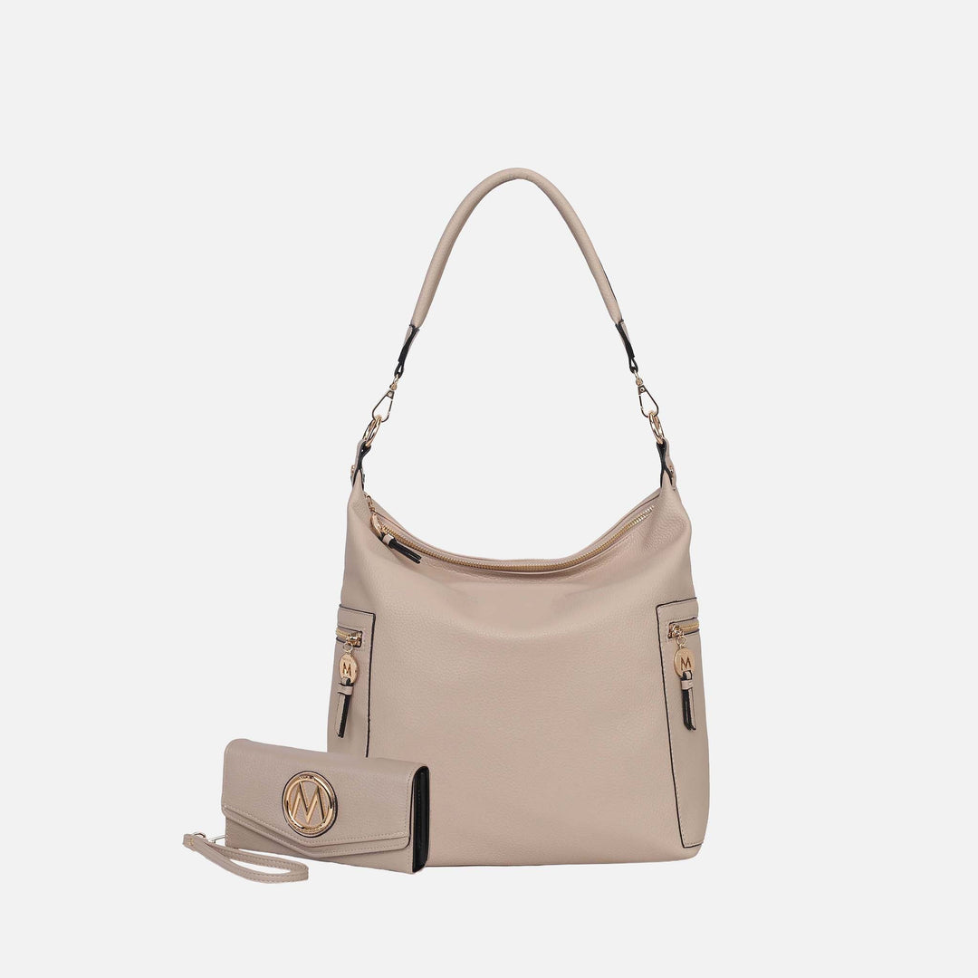 MKF Collection By Mia K Ophelia Hobo Bag And Wallet Set