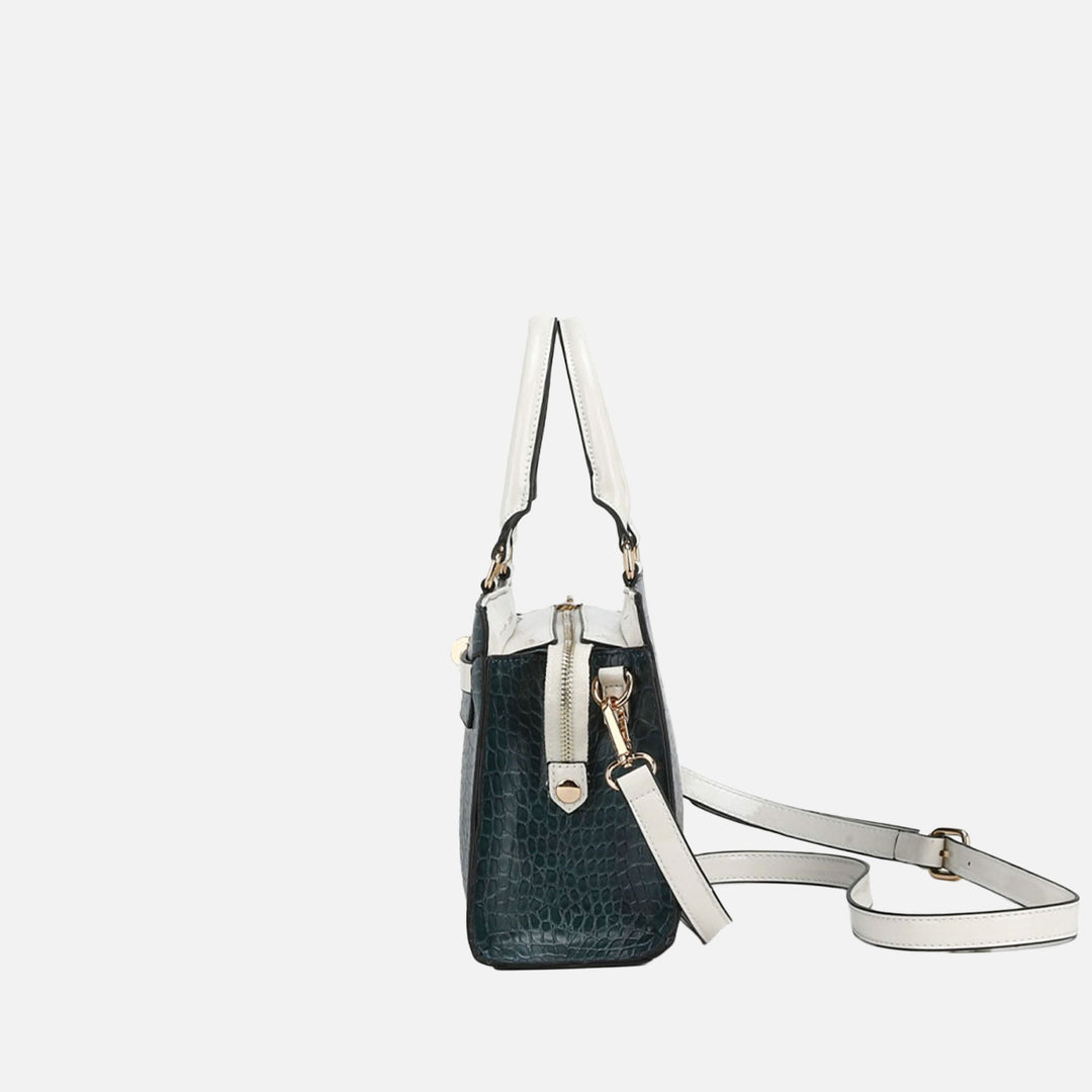 Merlot MKF Collection By Mia K Colby Satchel Bag