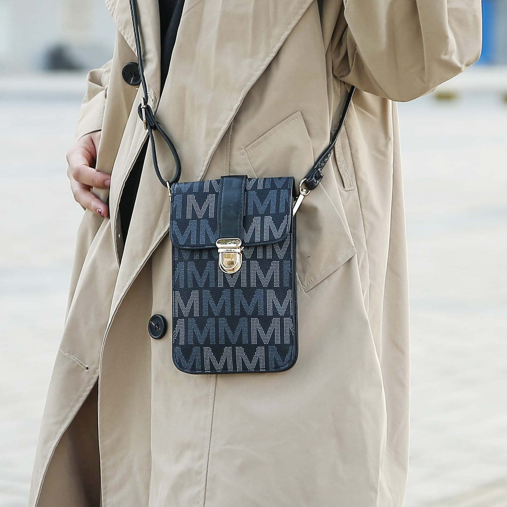 Brown MKF Collection By Mia K Lulu Phone Crossbody Bag