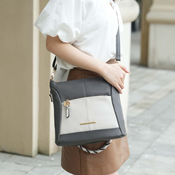 Chocolate MKF Collection By Mia K Nala Shoulder Bag