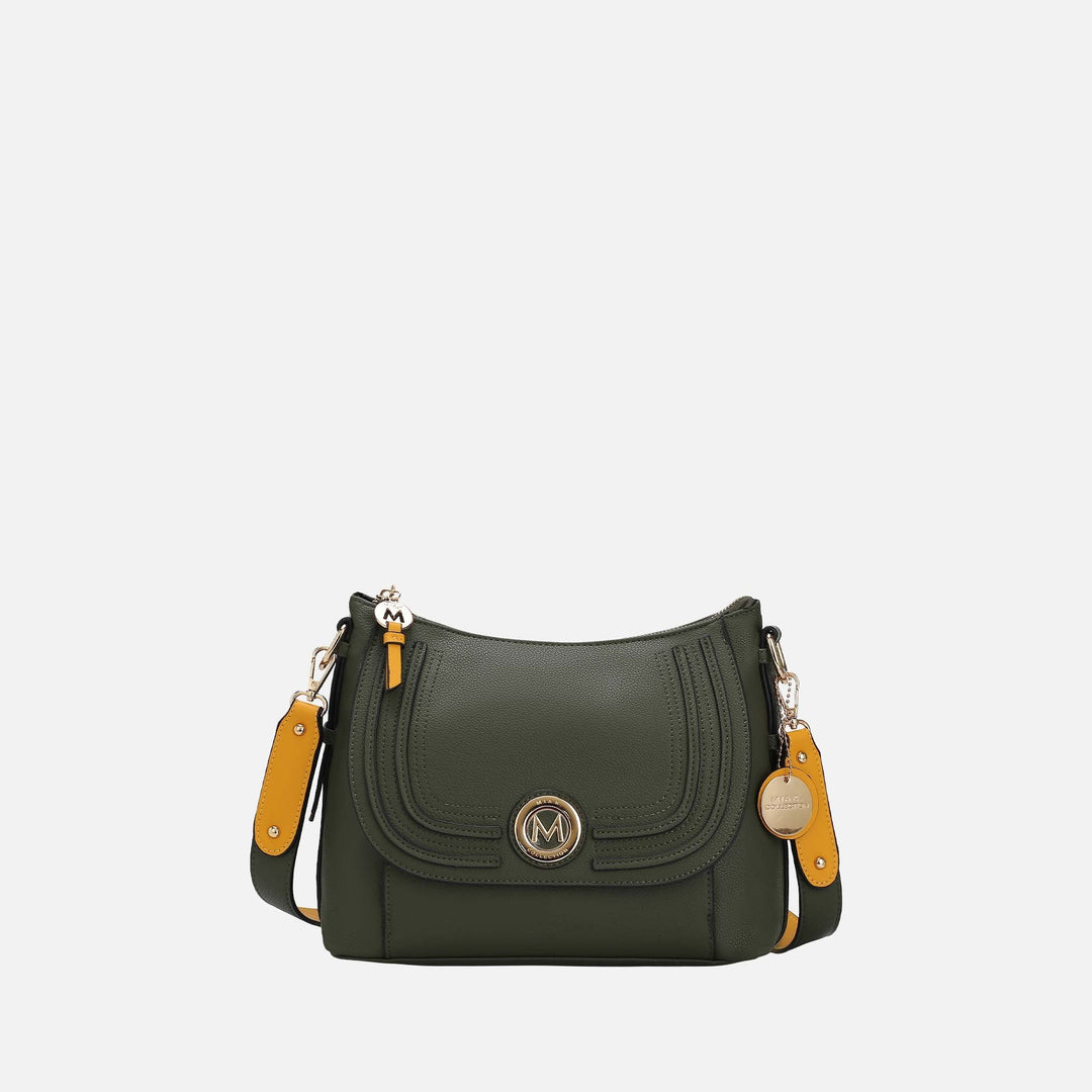 Charcoal Blush MKF Collection By Mia K Maggie Shoulder Bag