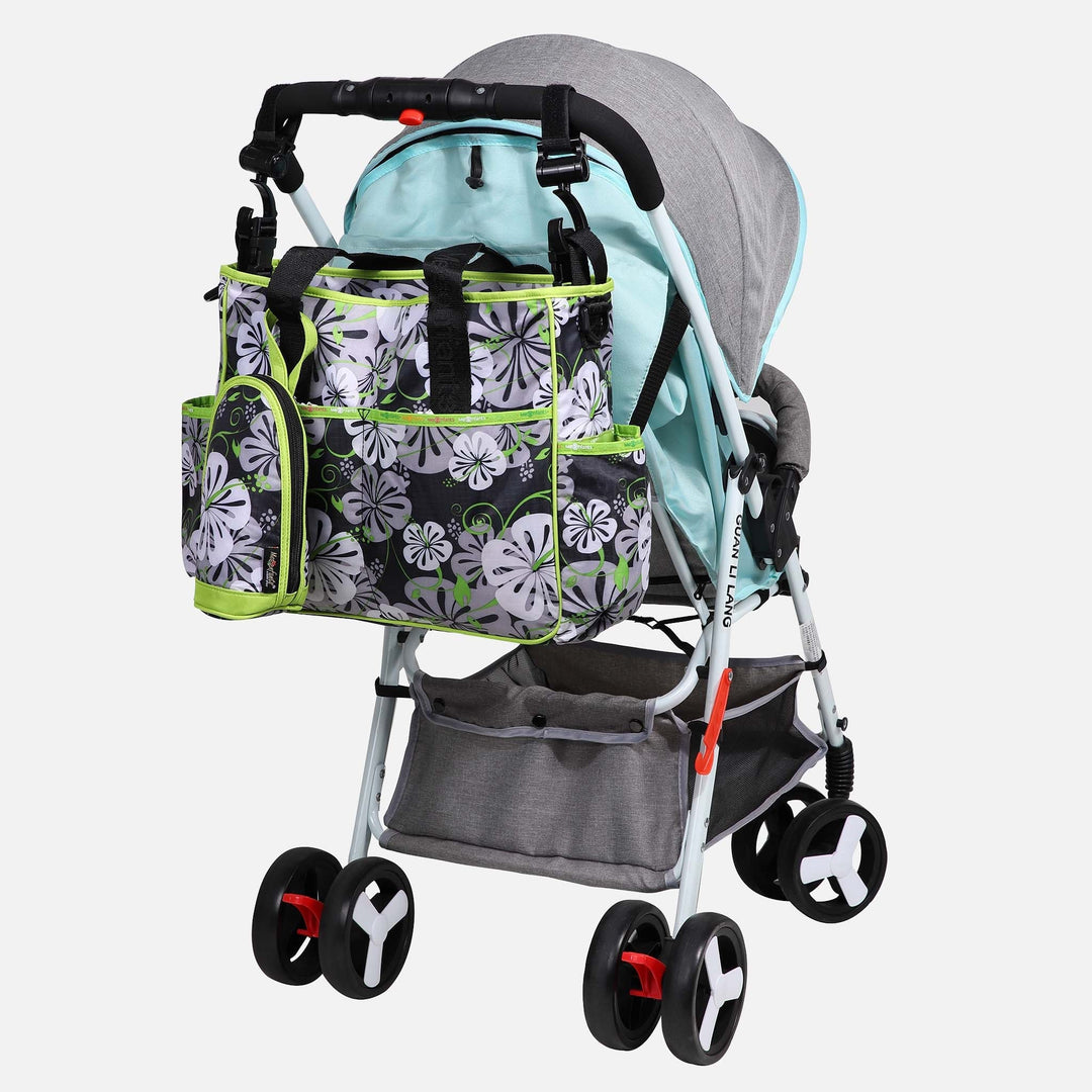 MKF Collection By Mia K Lilies Polyester Baby Bag
