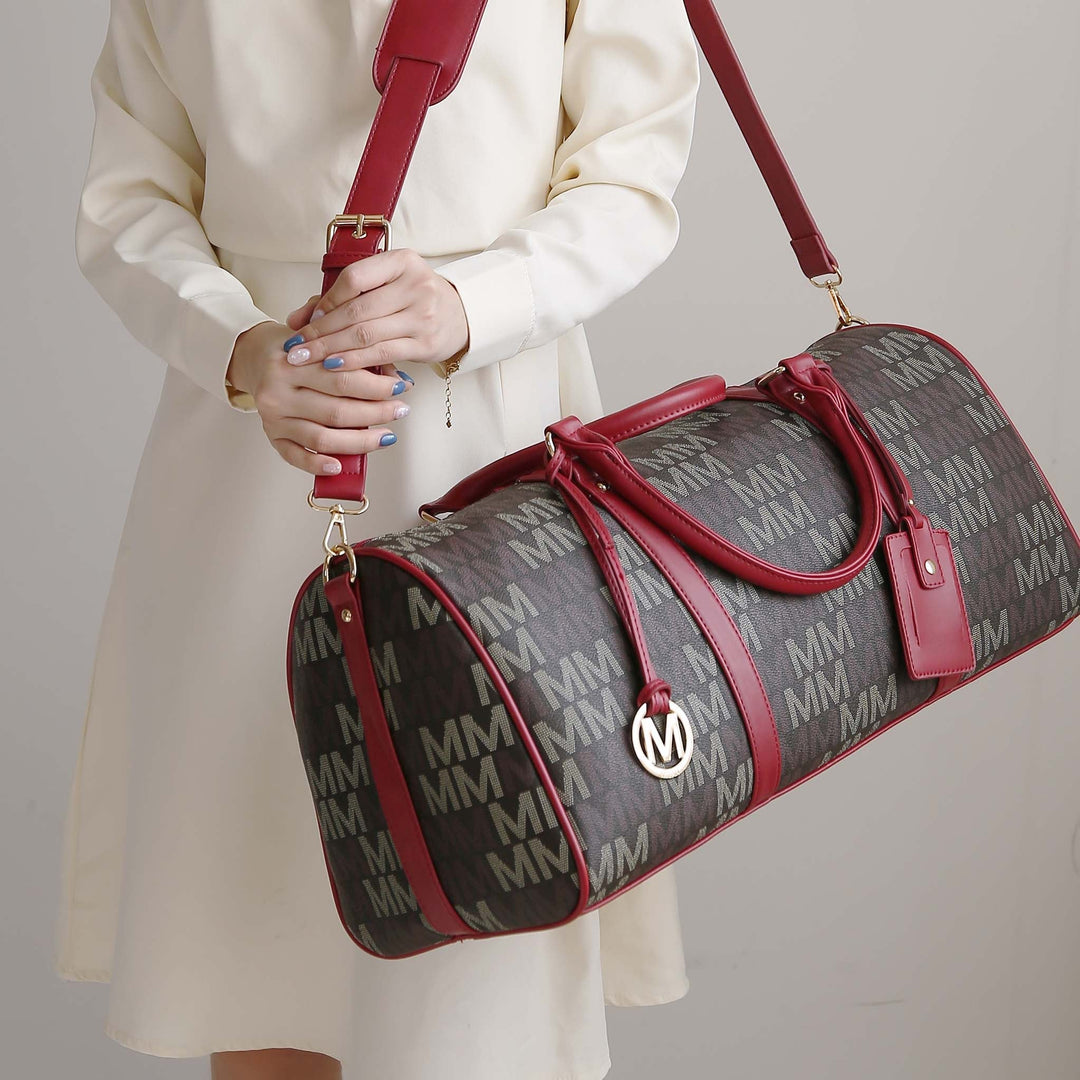 Black MKF Collection By Mia K Jovani Signature Weekender