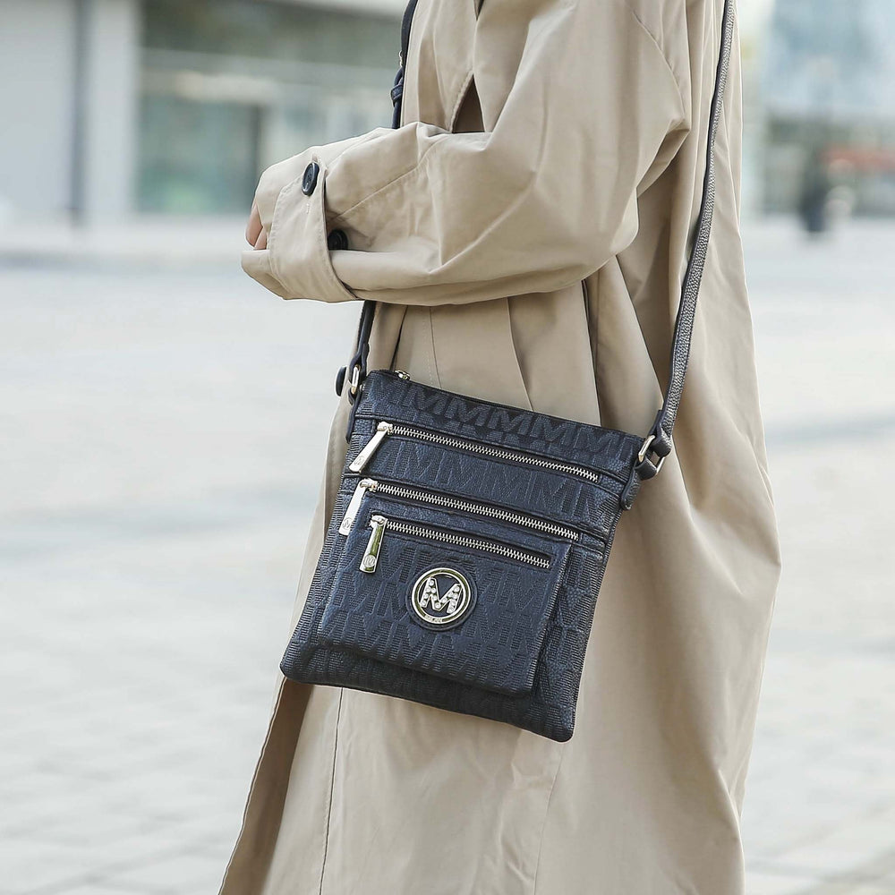 Beige MKF Collection By Mia K Jessy Signature Crossbody Bag