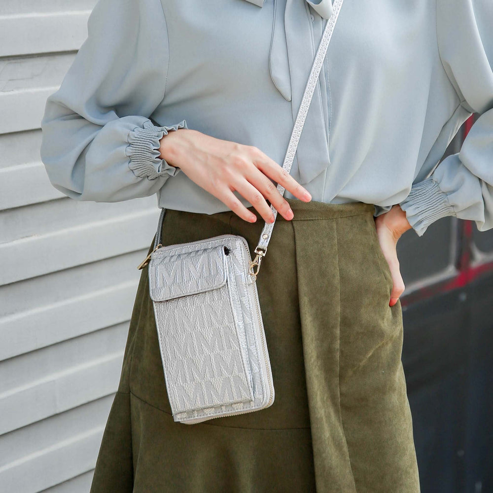 Black MKF Collection By Mia K Caddy Signature Phone Crossbody