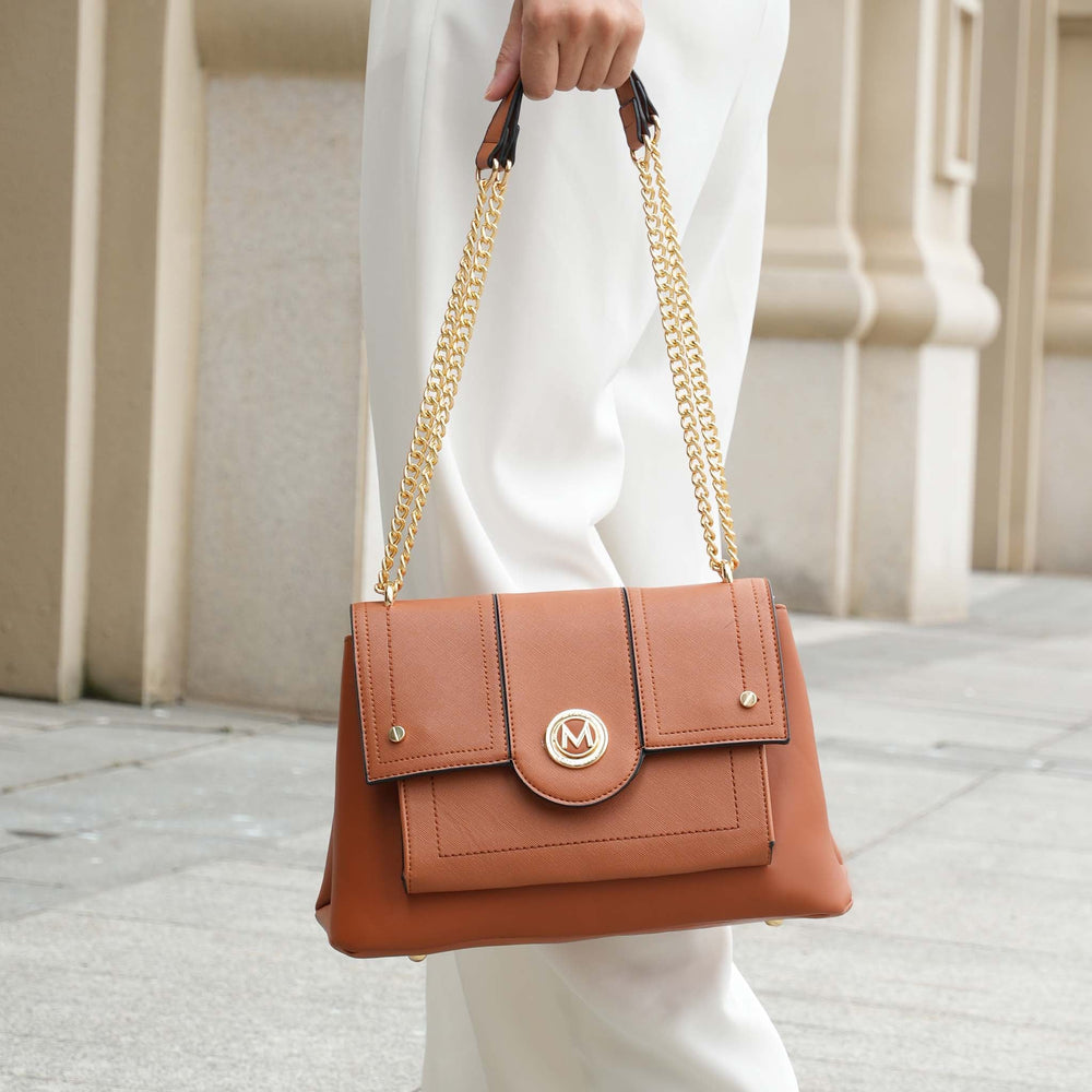 Light Grey MKF Collection By Mia K Eden Shoulder Bag