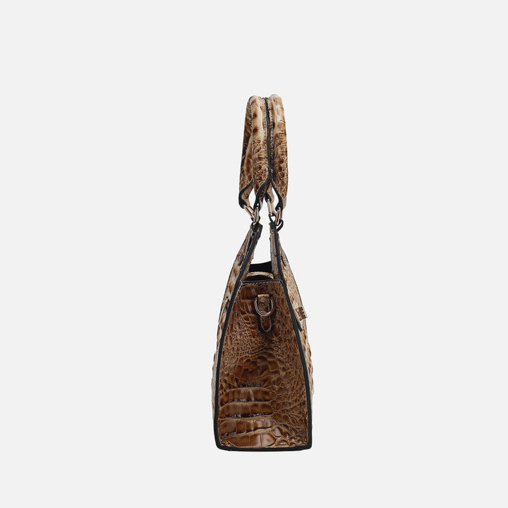 Croco Green MKF Collection By Mia K Ava Croc Tote Bag