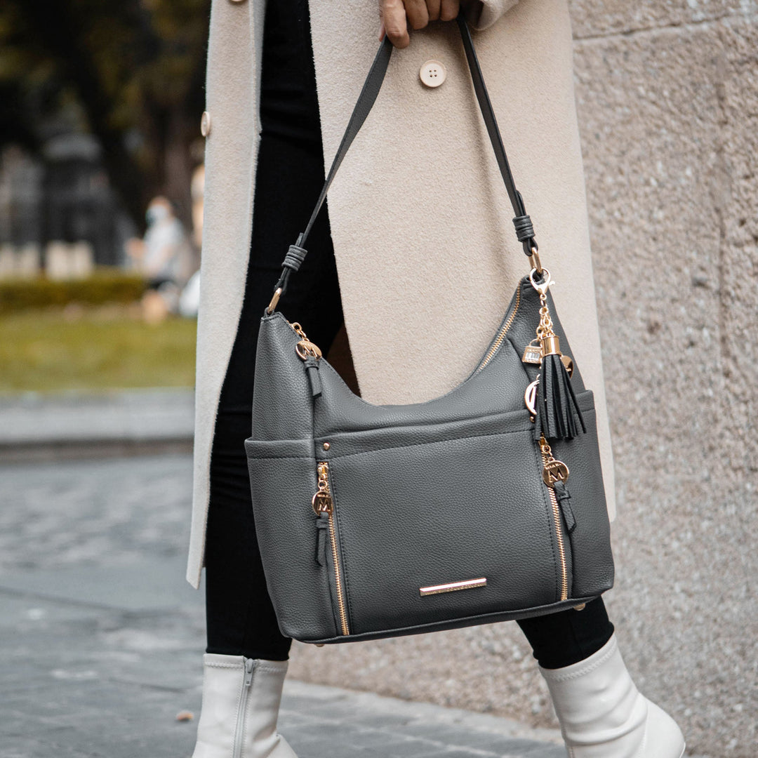 Cognac Brown MKF Collection By Mia K Ruby Shoulder Bag