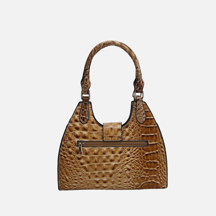 Croco Fuchsia MKF Collection By Mia K Ava Croc Tote Bag
