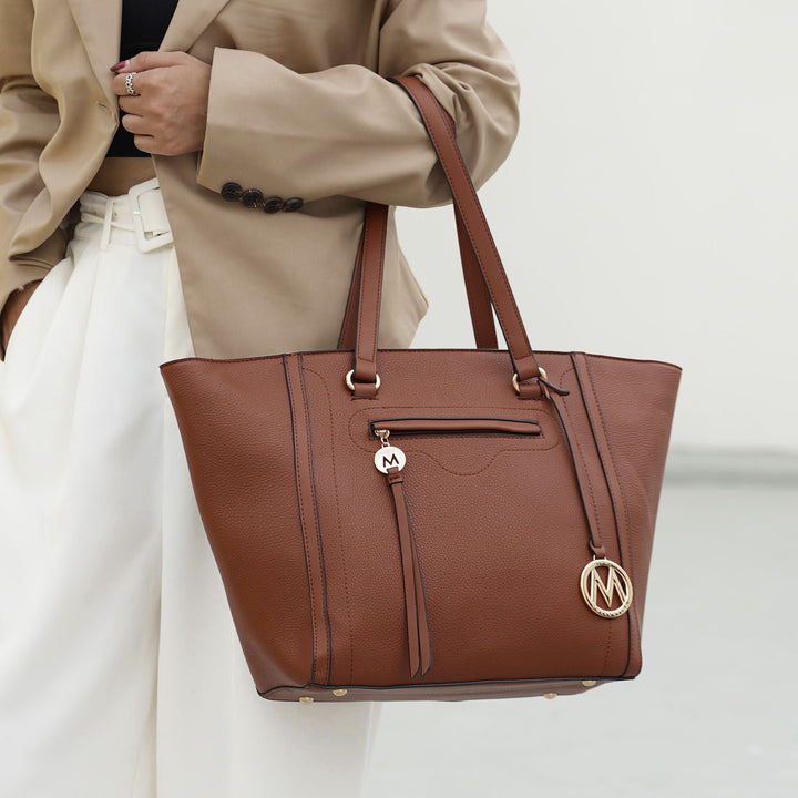 MKF Collection By Mia K Alexandra Tote Bag And Wallet Set