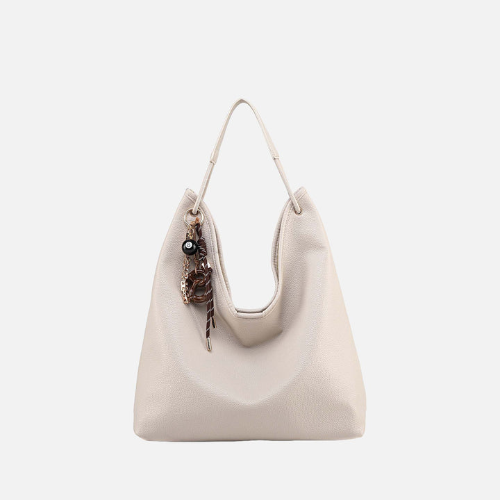 Taupe MKF Collection By Mia K Eloa Hobo Bag With Wallet