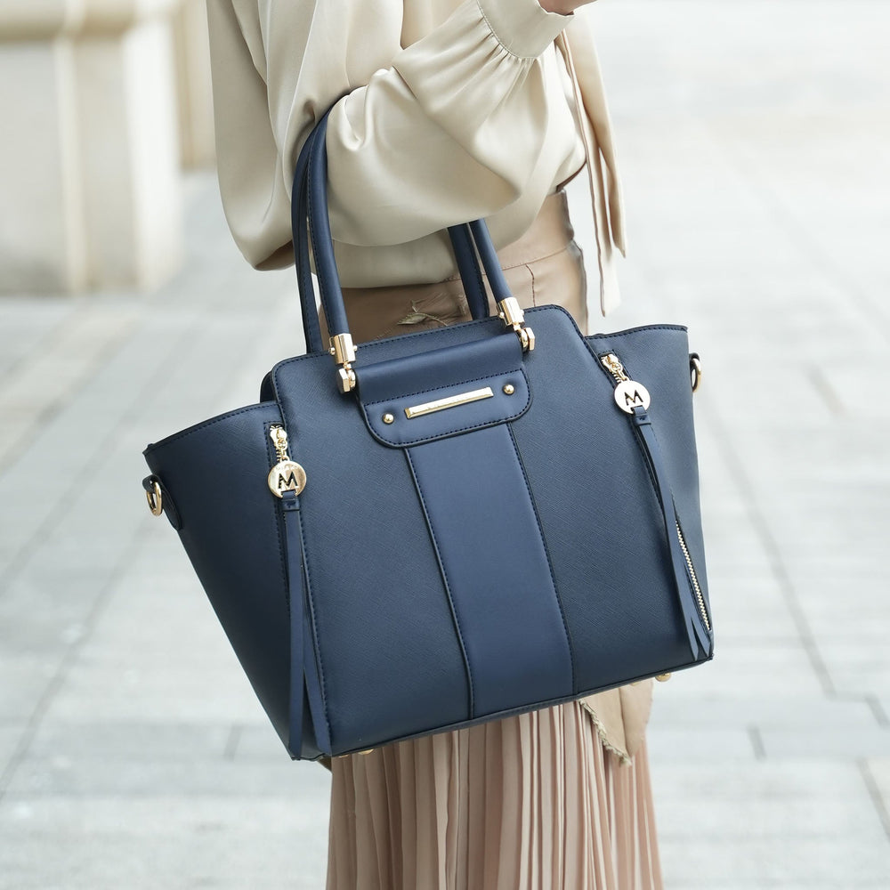 Black MKF Collection By Mia K Eliana Tote Bag Wallet Set