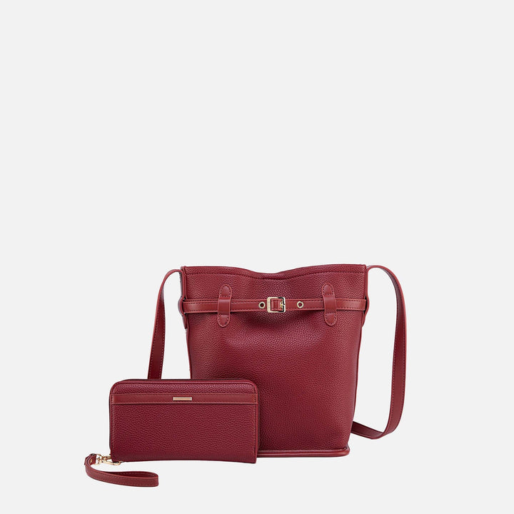 MKF Collection By Mia K Odette Bucket Bag With Wallet