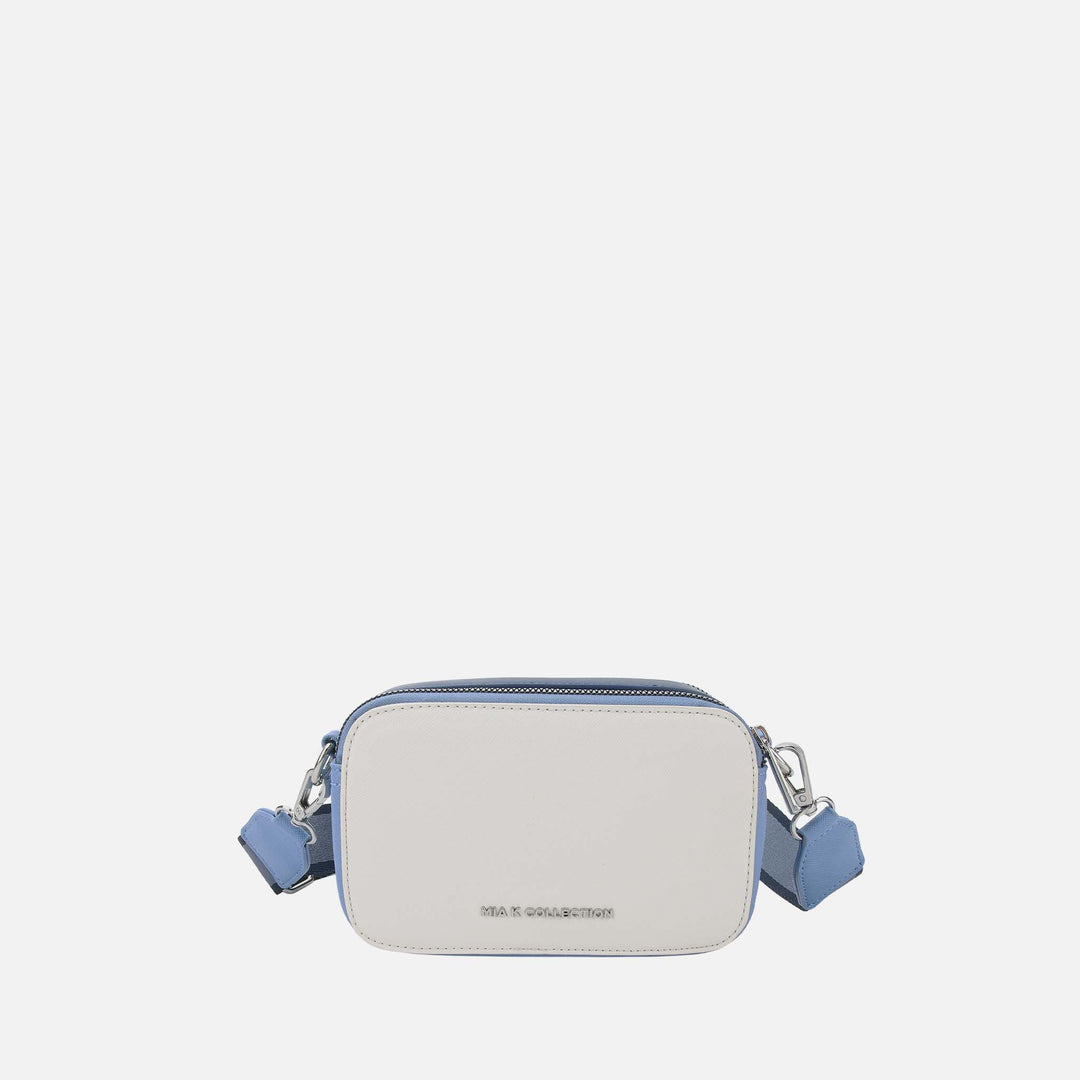 White Lilac MKF Collection By Mia K Avielle Colorblock Crossbody Bag