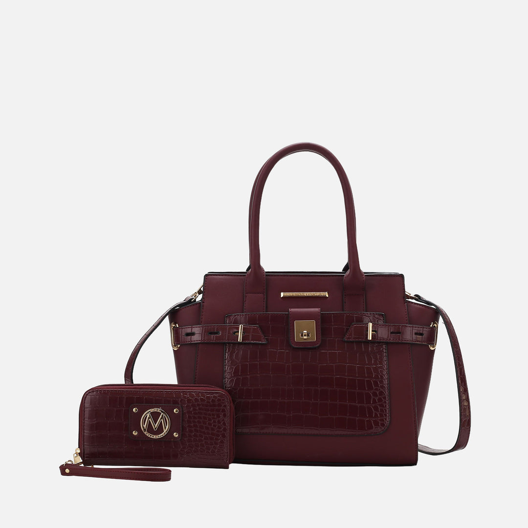 MKF Collection By Mia K Isla Shoulder Bag And Set
