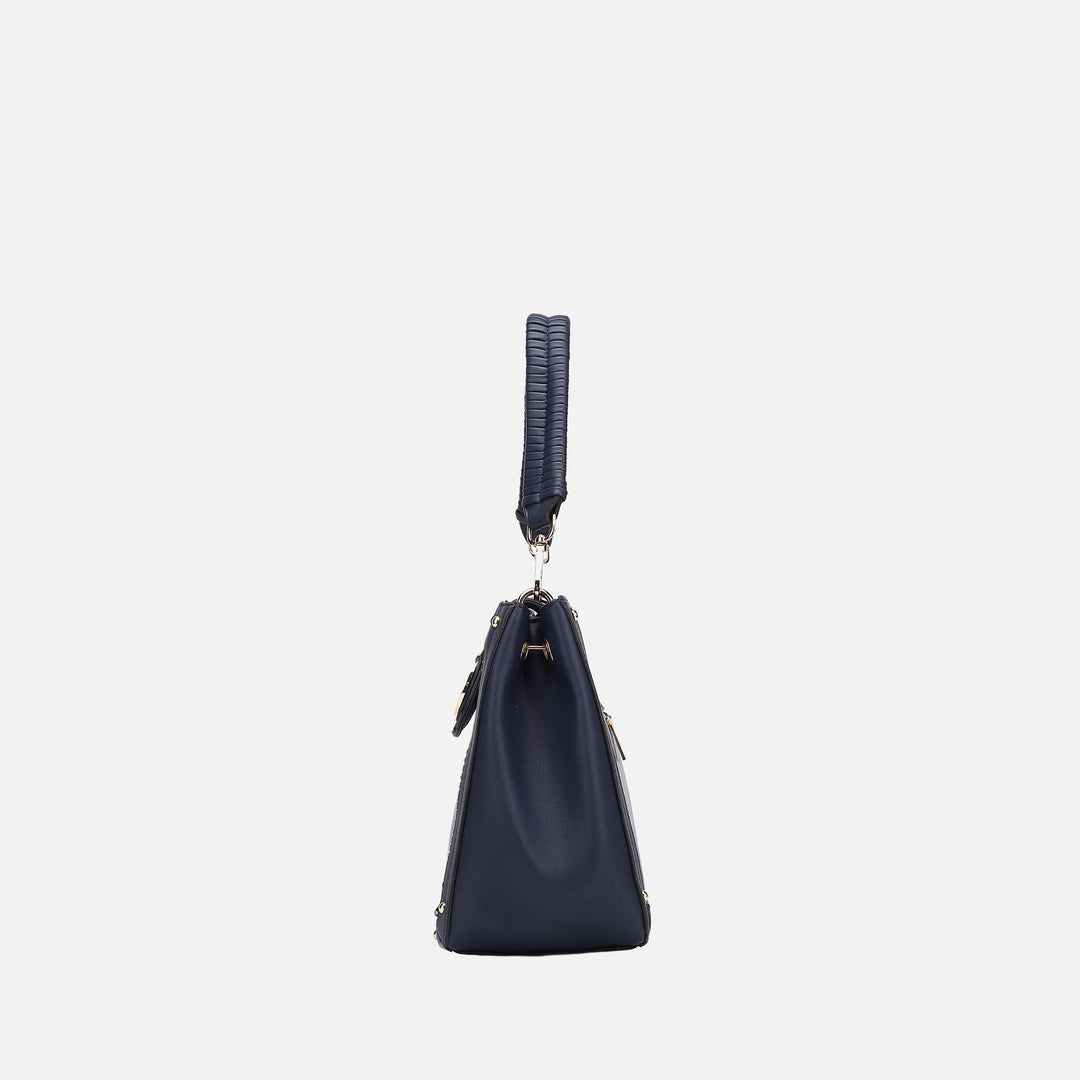 Snake Mustard MKF Collection By Mia K Kamala Shoulder Bag