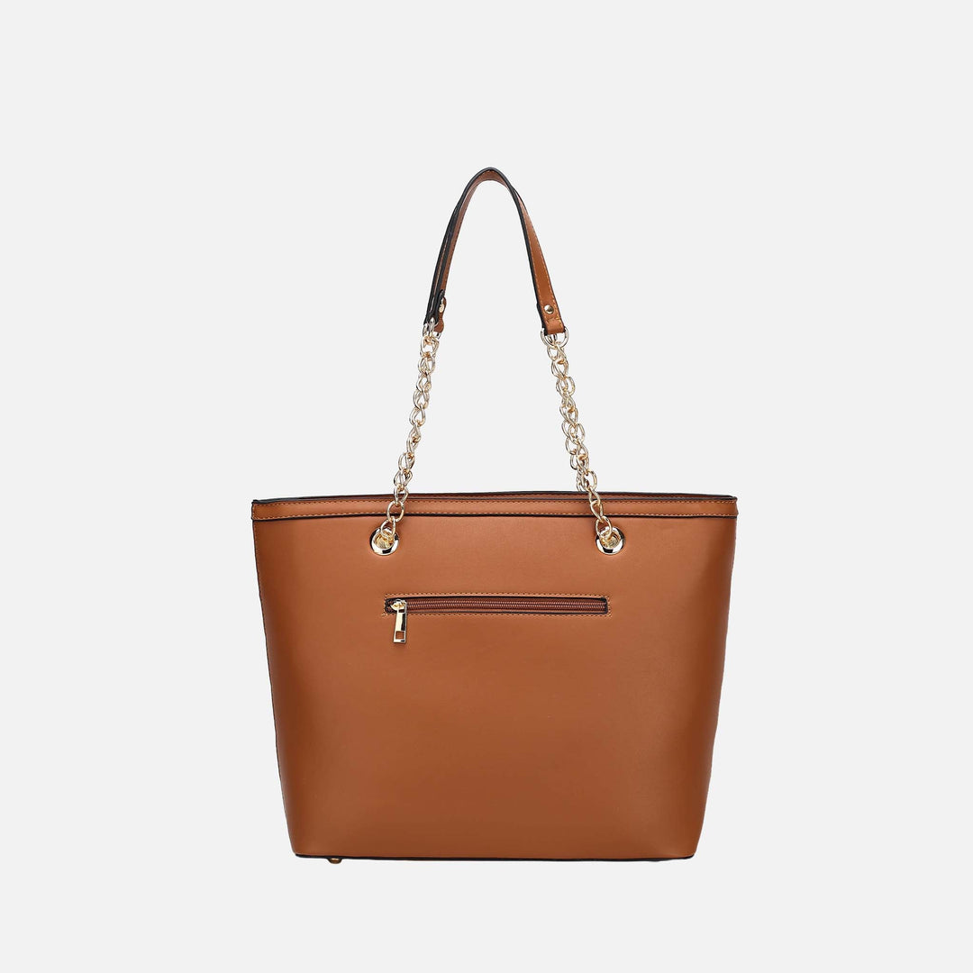 MKF Collection By Mia K Chiari Tote Bag And Wallet Set