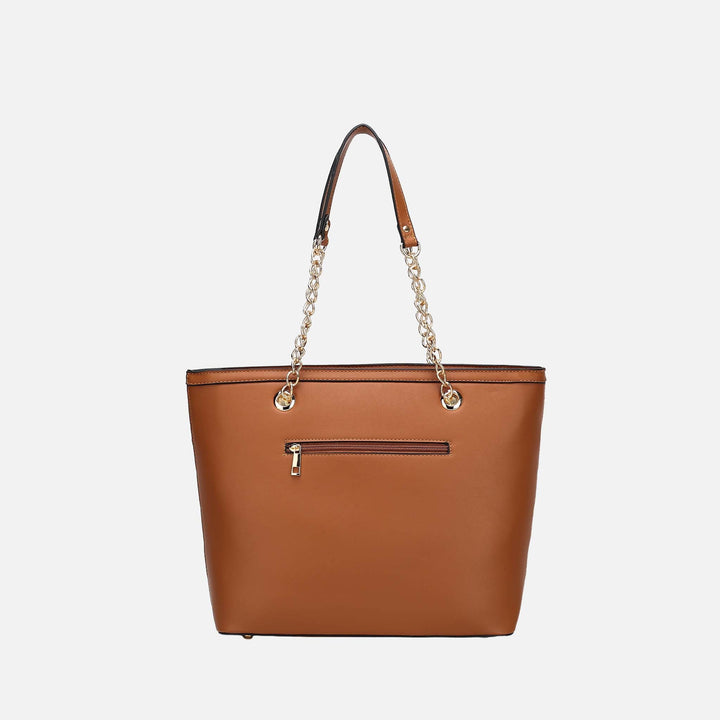 MKF Collection By Mia K Chiari Tote Bag And Wallet Set