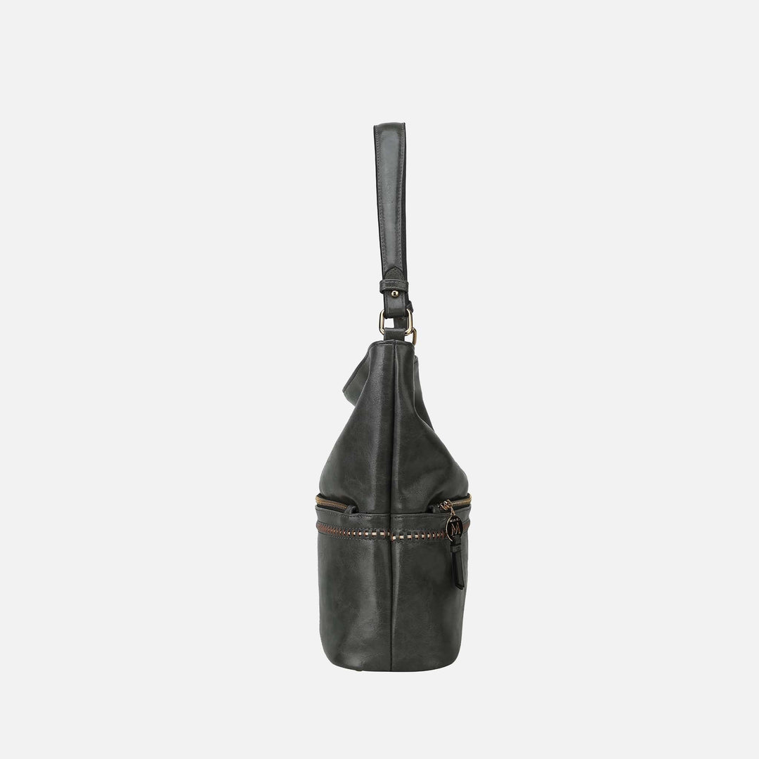 Pewter MKF Collection By Mia K Sierra Shoulder Bag