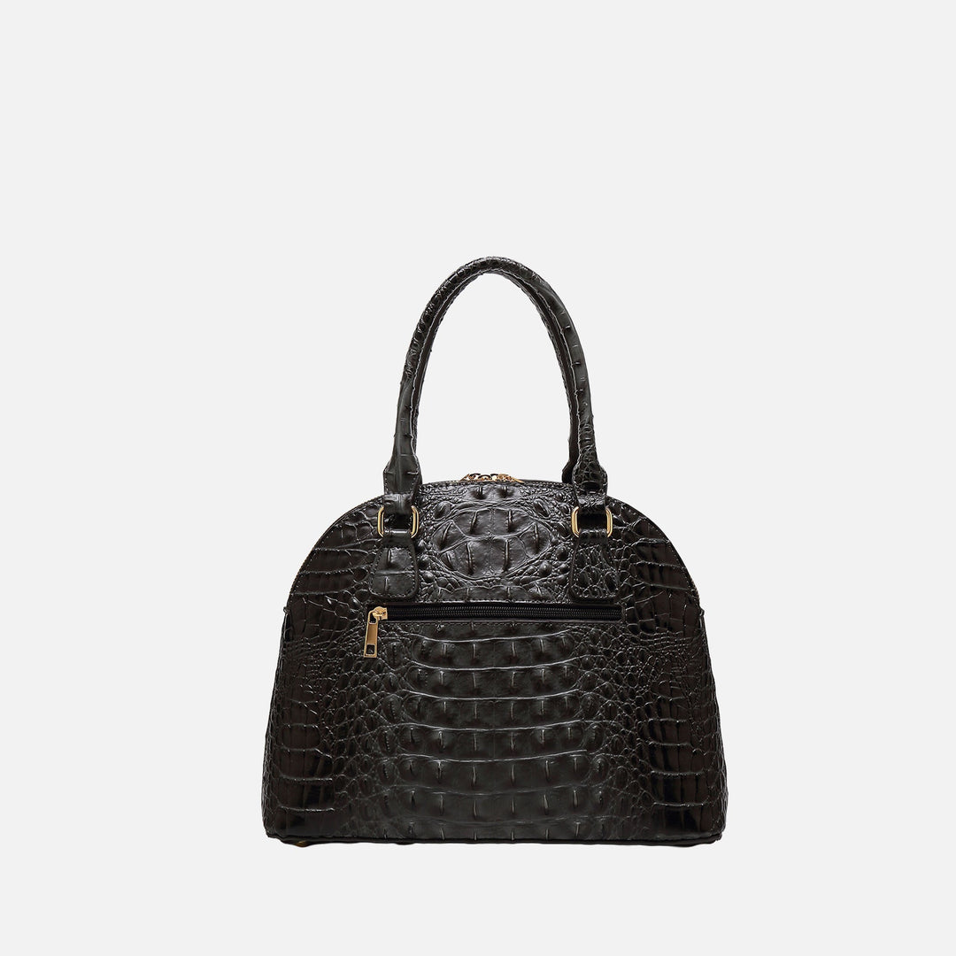 MKF Collection By Mia K Staci Embossed Satchel Bag