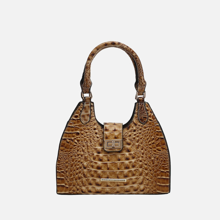 Croco Black MKF Collection By Mia K Ava Croc Tote Bag
