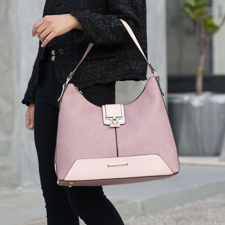 Black MKF Collection By Mia K Graciela Hobo Bag And Set