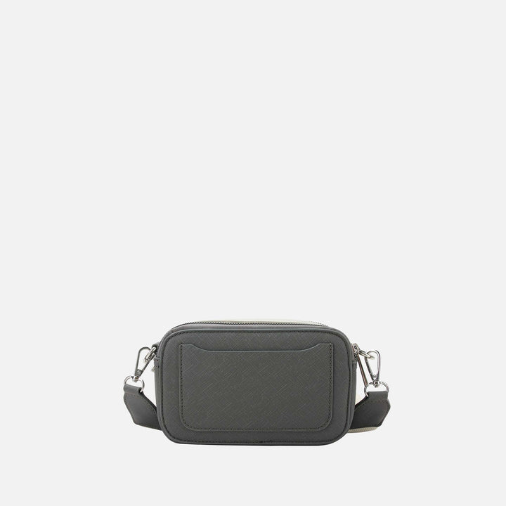 White Black MKF Collection By Mia K Avielle Colorblock Crossbody Bag