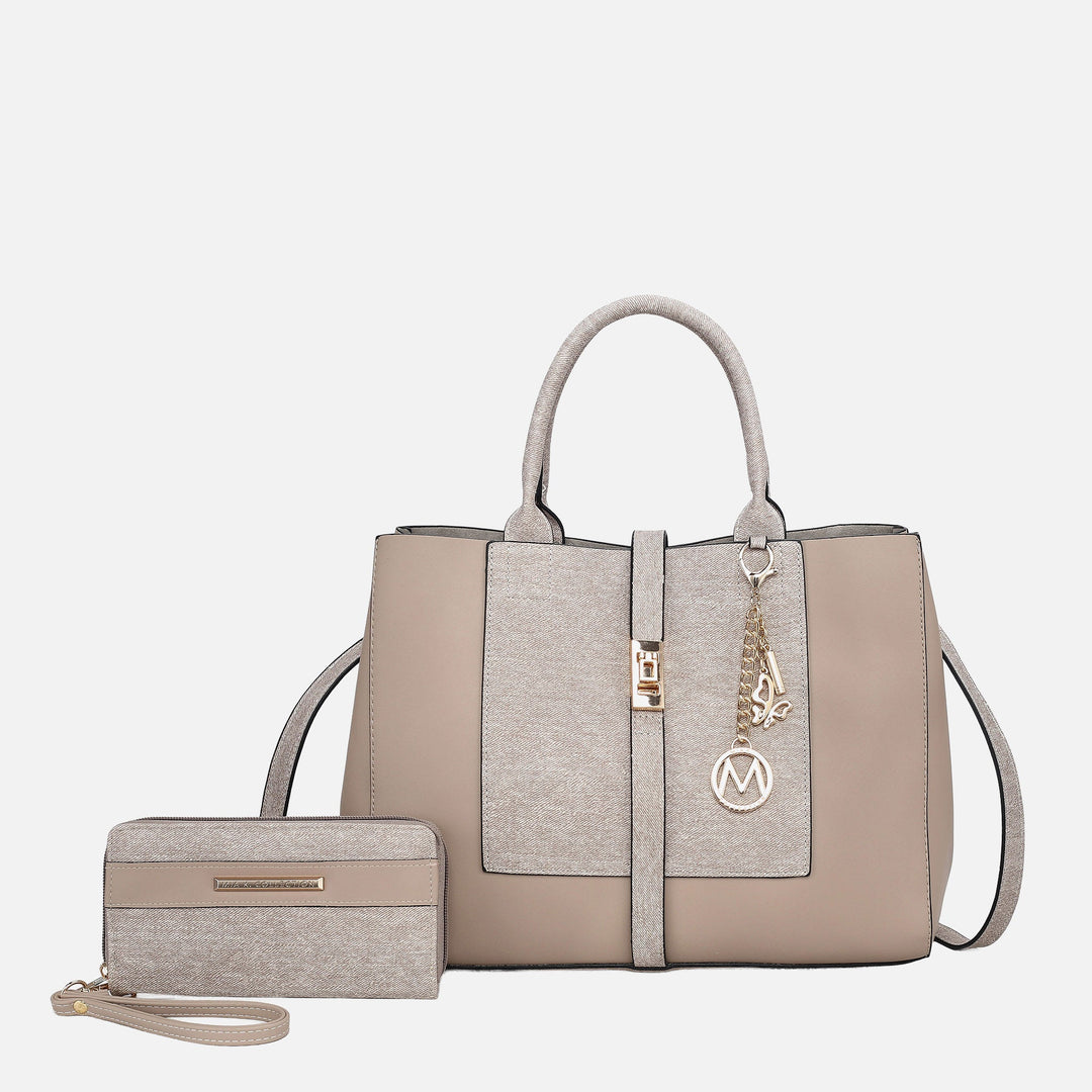 MKF Collection By Mia K Yola Ii Tote Bag And Wallet Set