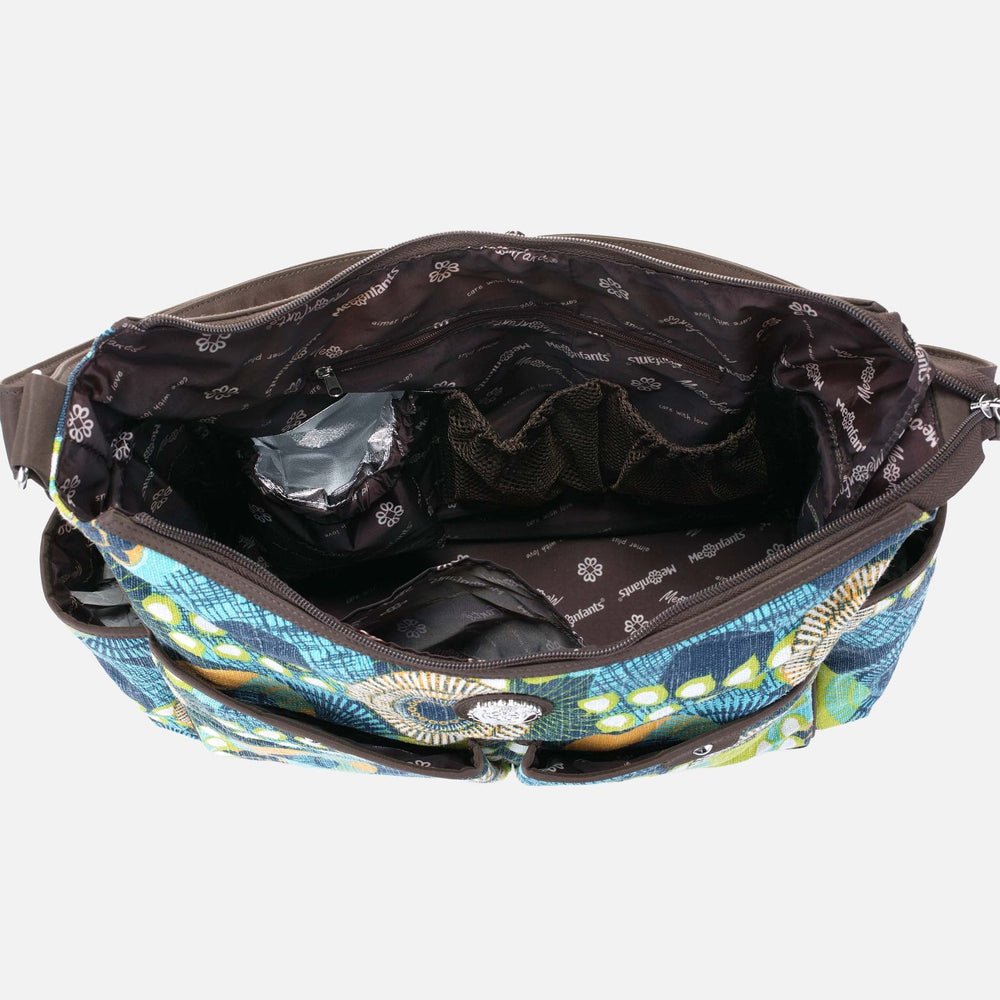 Purple MKF Collection By Mia K Seasons Ii Polyester Baby Bag