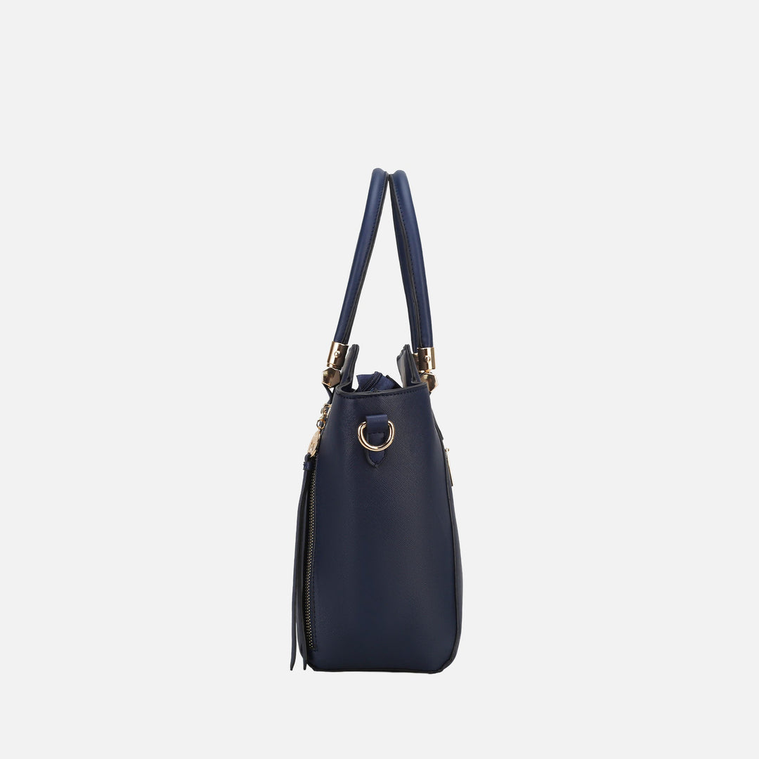Brown MKF Collection By Mia K Eliana Tote Bag Wallet Set