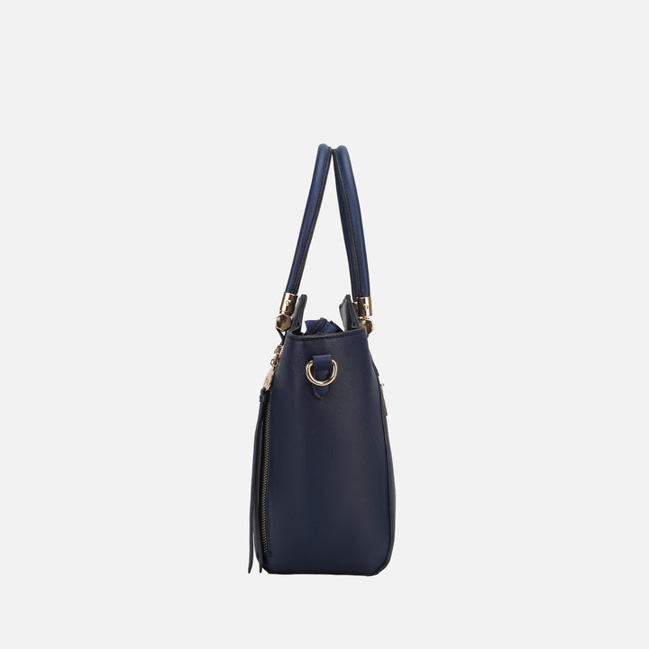 Brown MKF Collection By Mia K Eliana Tote Bag Wallet Set