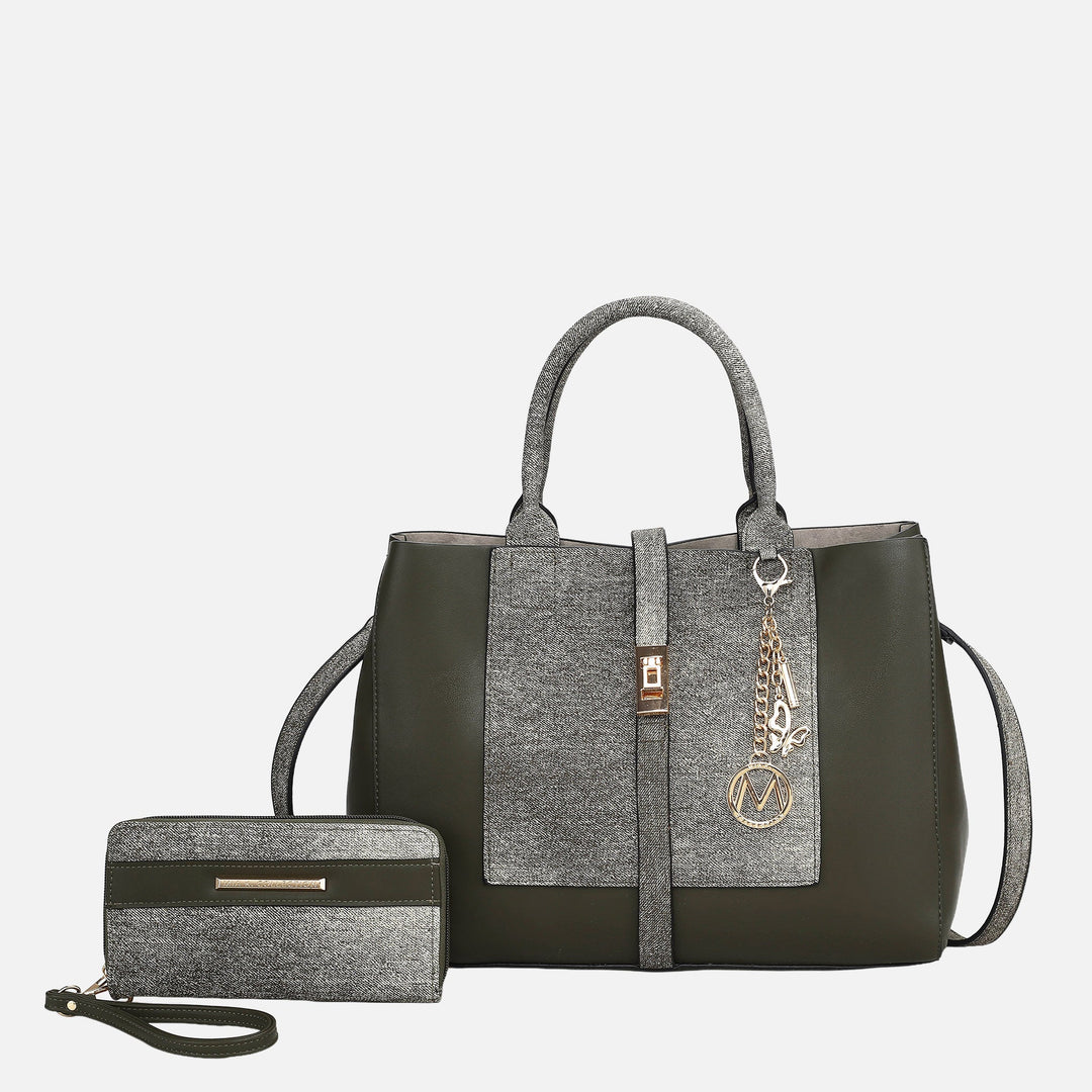 MKF Collection By Mia K Yola Ii Tote Bag And Wallet Set