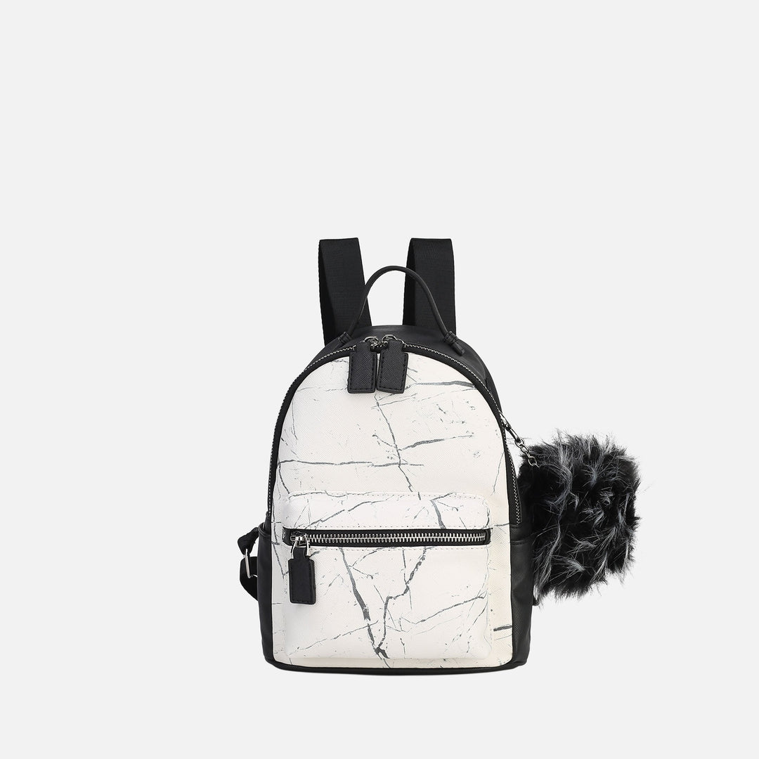 White MKF Collection By Mia K Nori Backpack