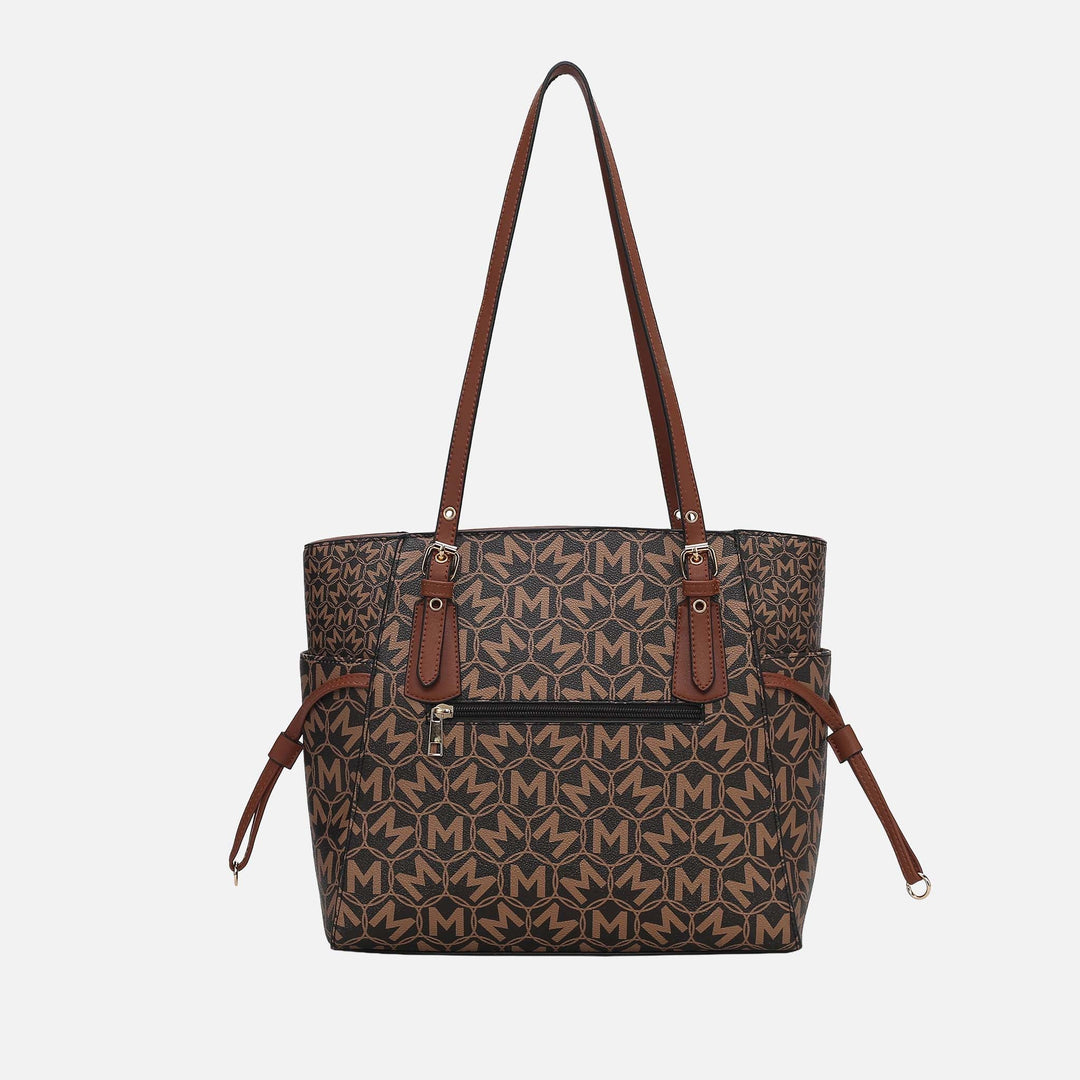 Grey MKF Collection By Mia K Pauline Tote Bag And Set