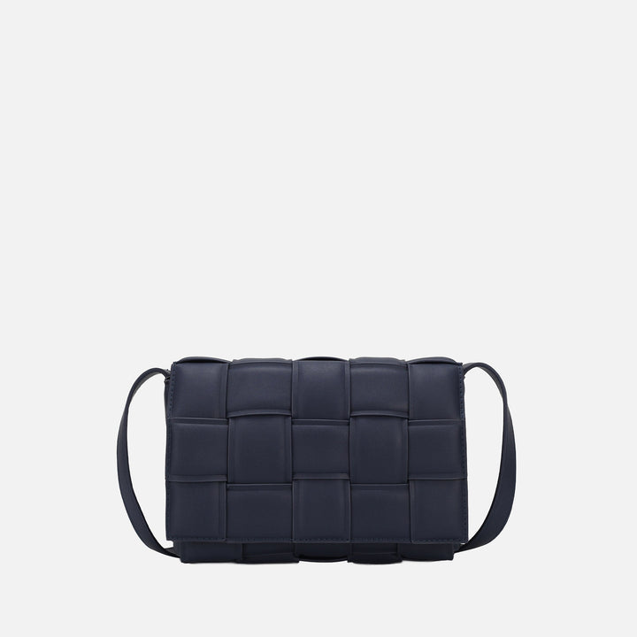 Wine MKF Collection By Mia K Ginger Woven Shoulder Bag