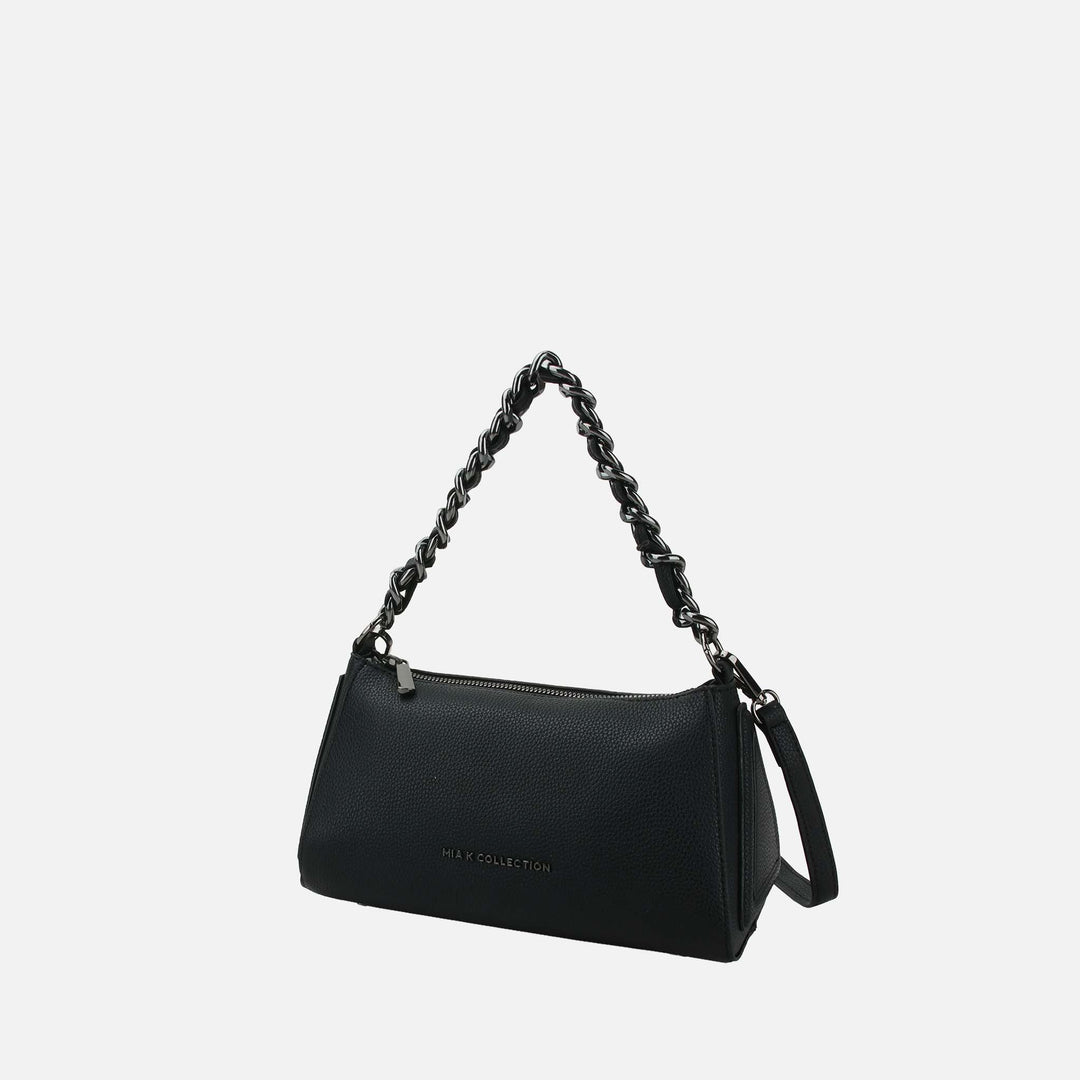Black Pewter MKF Collection By Mia K Kayren Shoulder Bag