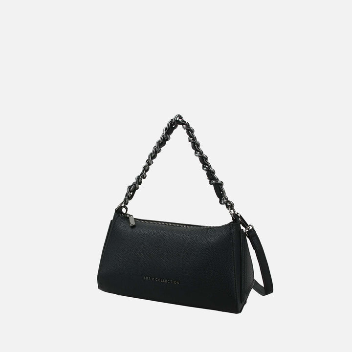 Black Pewter MKF Collection By Mia K Kayren Shoulder Bag
