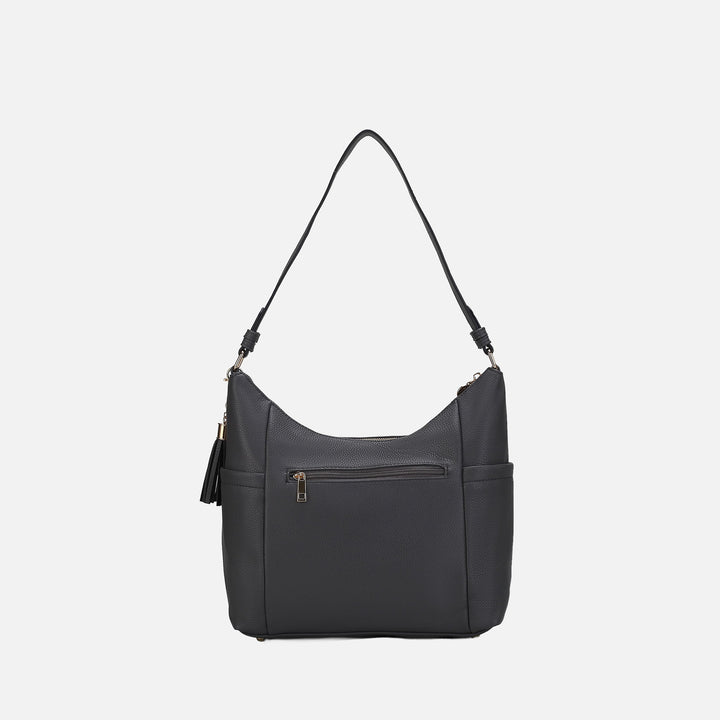 Charcoal Grey MKF Collection By Mia K Ruby Shoulder Bag