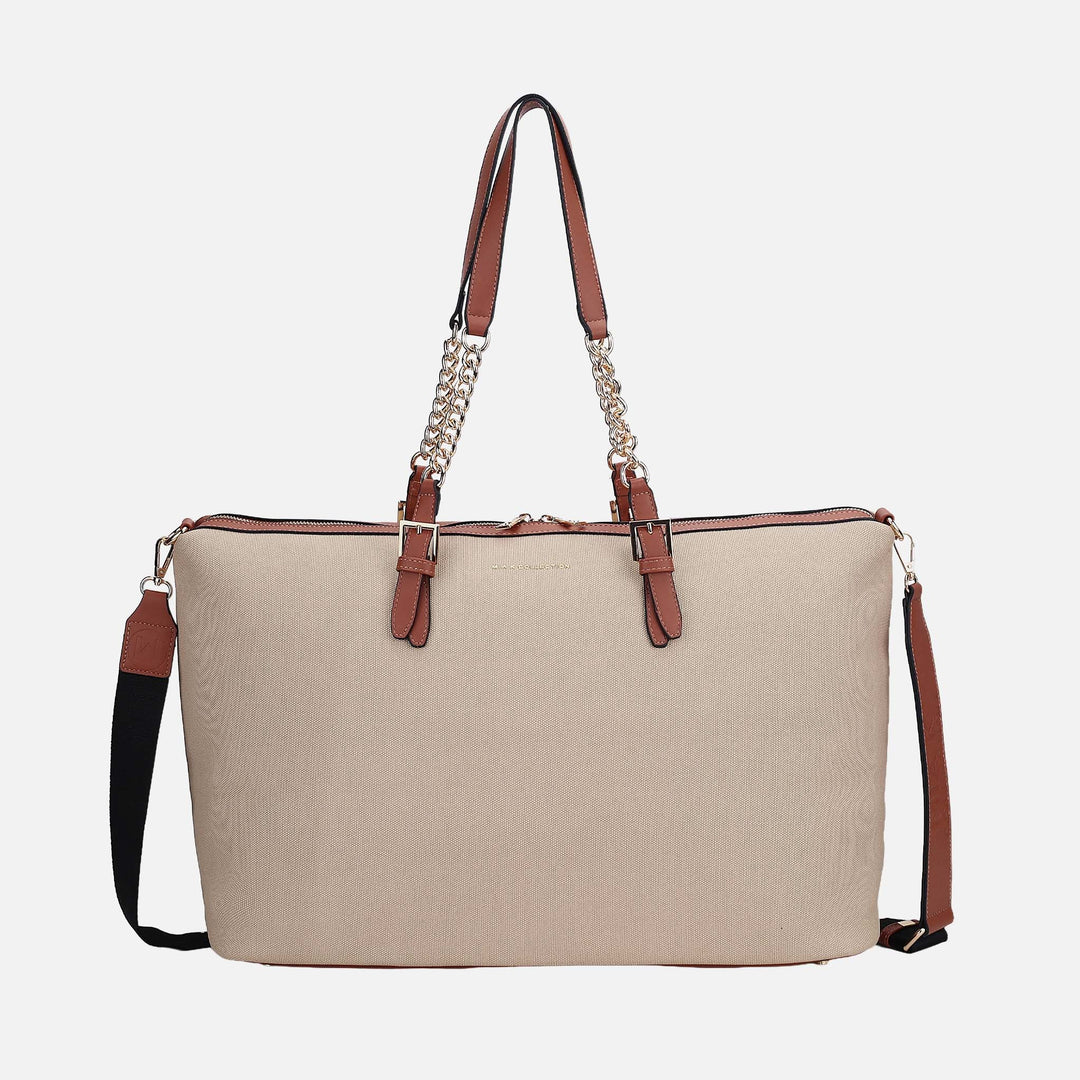 Black MKF Collection By Mia K Zephyra Weekender Bag
