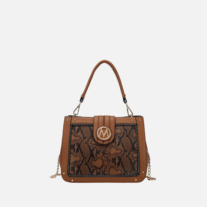 Snake Wine MKF Collection By Mia K Kamala Shoulder Bag