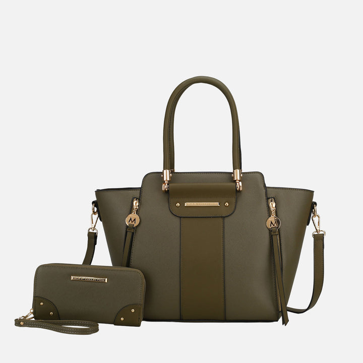 MKF Collection By Mia K Eliana Tote Bag Wallet Set