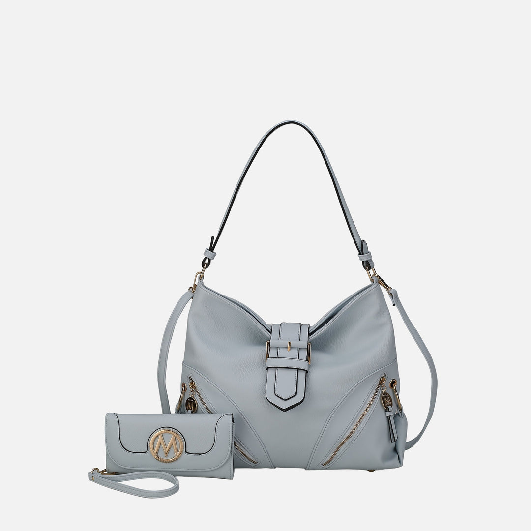 Taupe MKF Collection By Mia K Rafaela Shoulder Bag