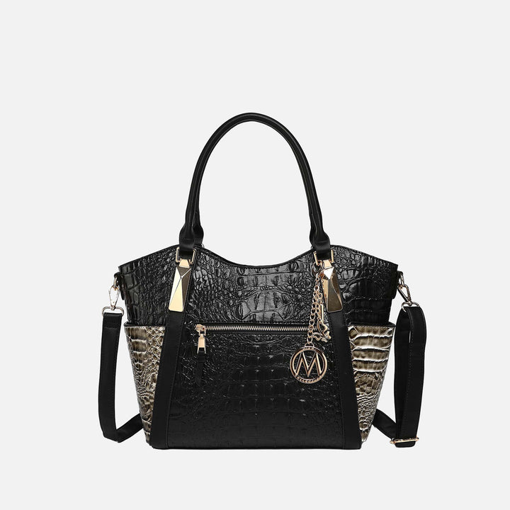 Croco Red MKF Collection By Mia K Janise Croc Tote Handbag