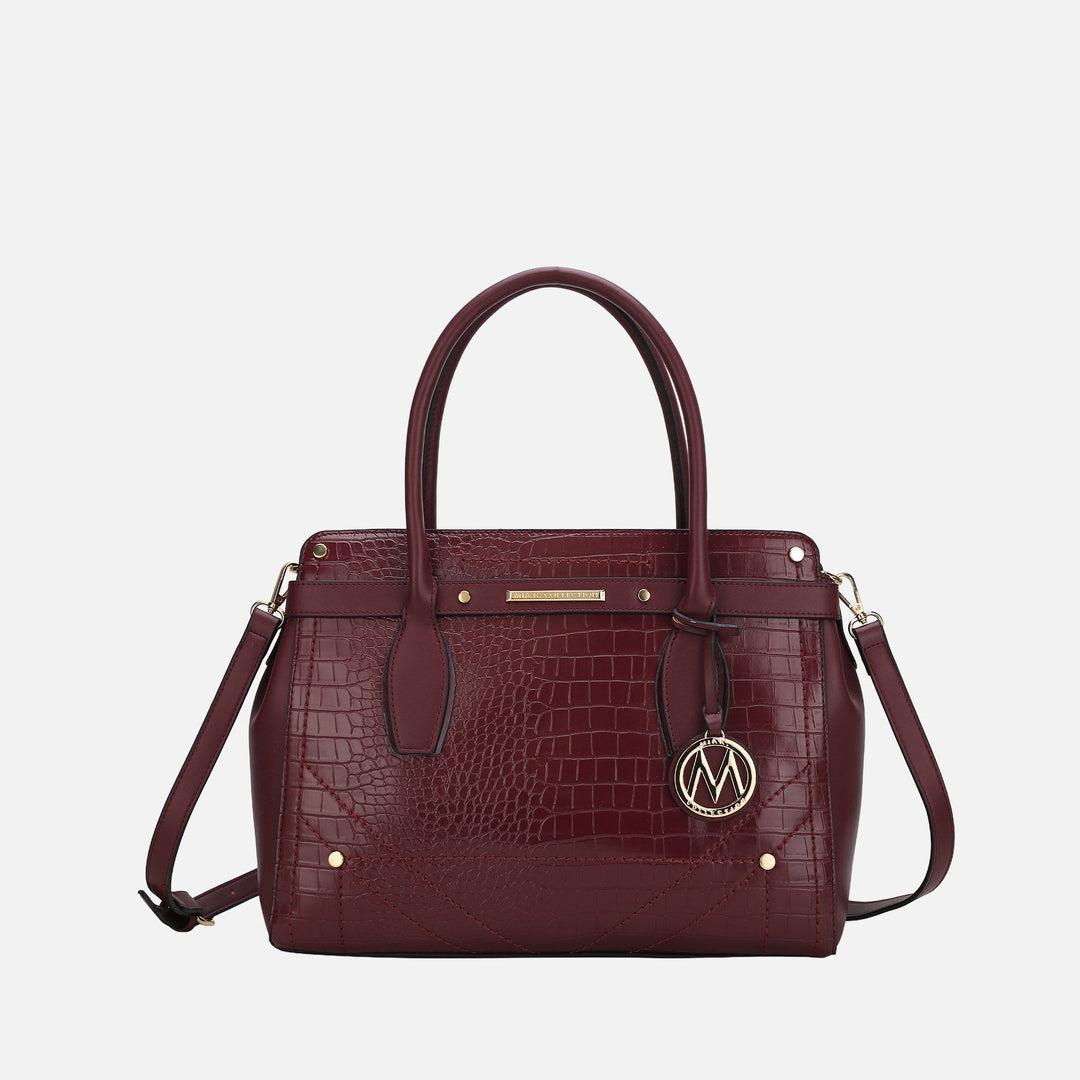 Grey MKF Collection By Mia K Catarina Shoulder Bag