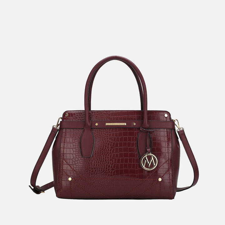 Grey MKF Collection By Mia K Catarina Shoulder Bag